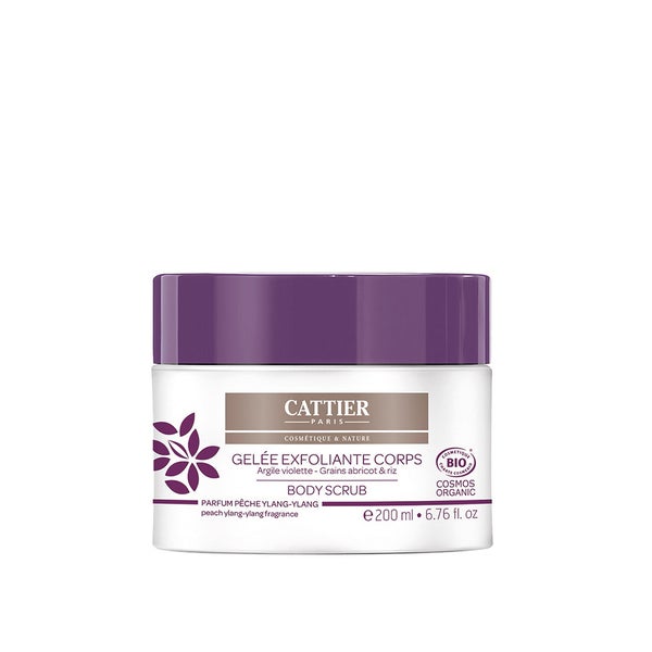 Cattier Körper Peeling Lila Heilerde - Body Scrub 200 ml