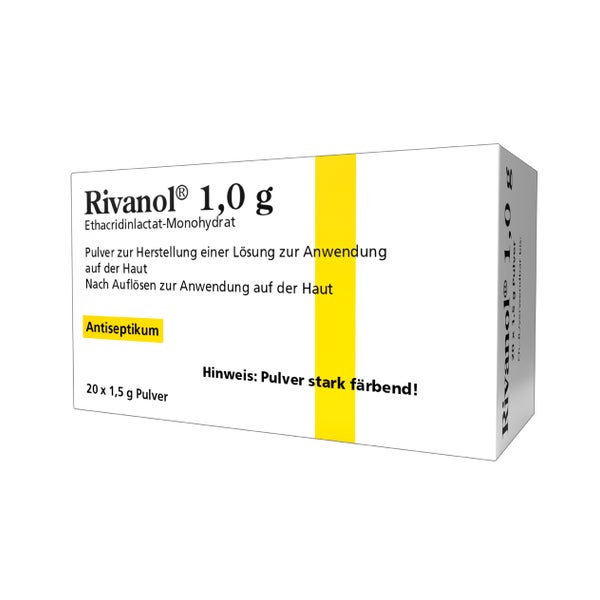 Rivanol 1,0 g Pulver 20 St