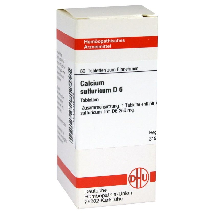 Calcium Sulfuricum D 6 Tabletten 80 St