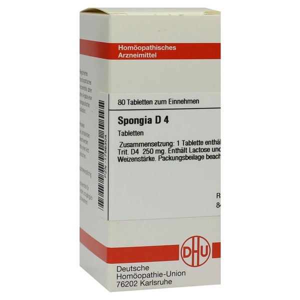 Spongia D 4 Tabletten 80 St
