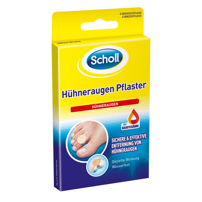 Scholl Hühneraugen Pflaster 4 St