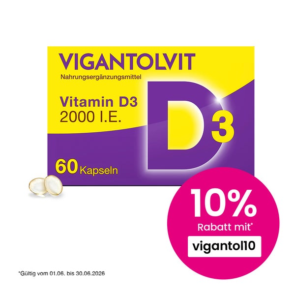 VIGANTOLVIT® Vitamin D3 2000 I.E. 60 St
