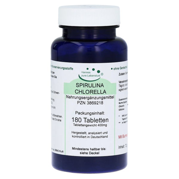 Spirulina+chlorella Tabletten 180 St