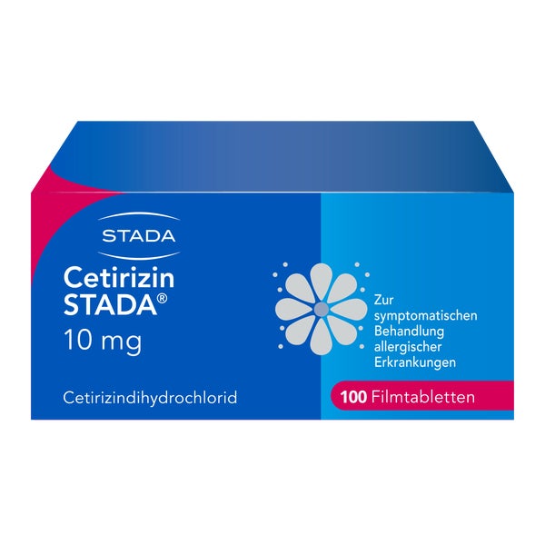 Cetirizin STADA 10mg Filmtabletten 100 St
