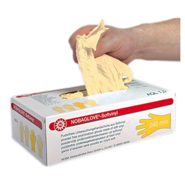 NOBA Nobaglove Softvinyl puderfrei weiß 100 Stück - XS 100 St