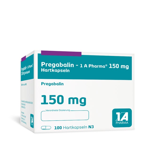 Pregabalin-1a Pharma 150 mg Hartkapseln 100 St