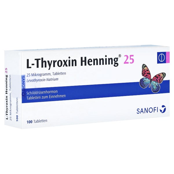 L-thyroxin 25 Henning Tabletten 100 St