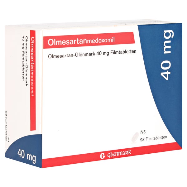 Olmesartan Glenmark 40 mg Filmtabletten 98 St