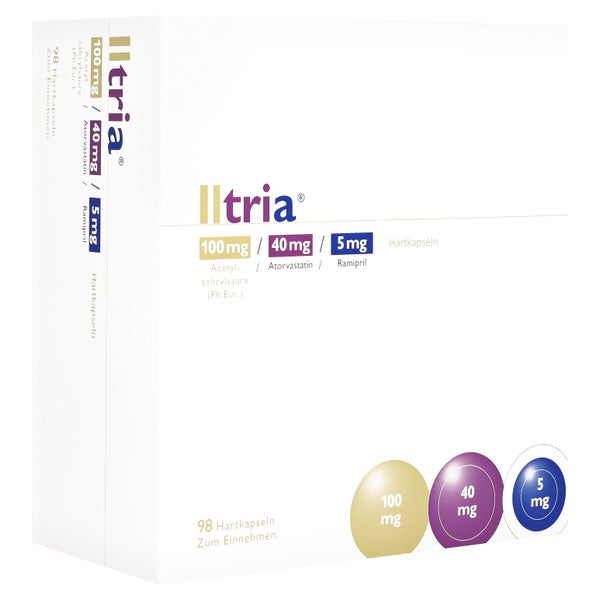 Iltria 100 Mg/40 mg/5 mg Hartkapseln 98 St