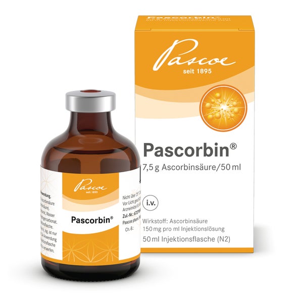 Pascorbin 7,5 g Vitamin-C-Hochdosis-Infusion 50 ml
