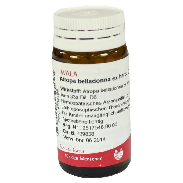 Atropa Belladonna ex Herba D 6 Globuli 20 g