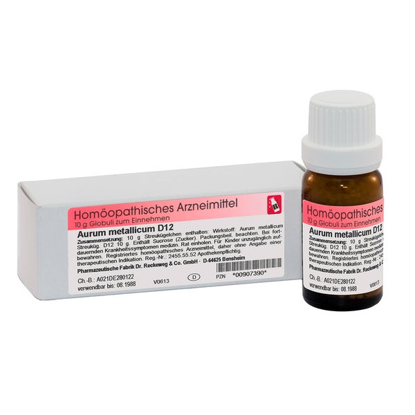Dr. Reckeweg Aurum Metallicum D12 Globuli 10 g