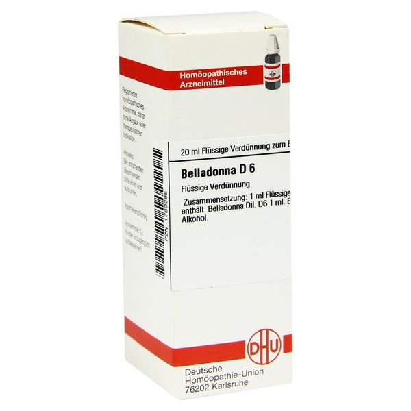 Belladonna D 6 Dilution 20 ml