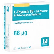 L-thyroxin 88-1a Pharma Tabletten 100 St
