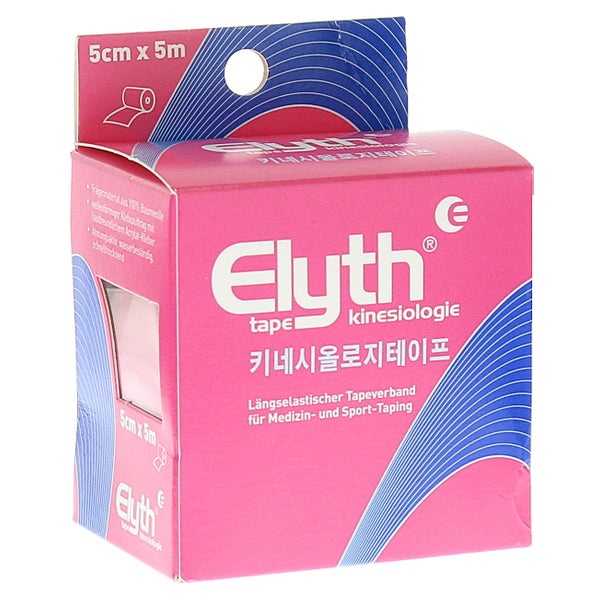 Kinesiologie Tape Elyth 5 cmx5 m rot 1 St