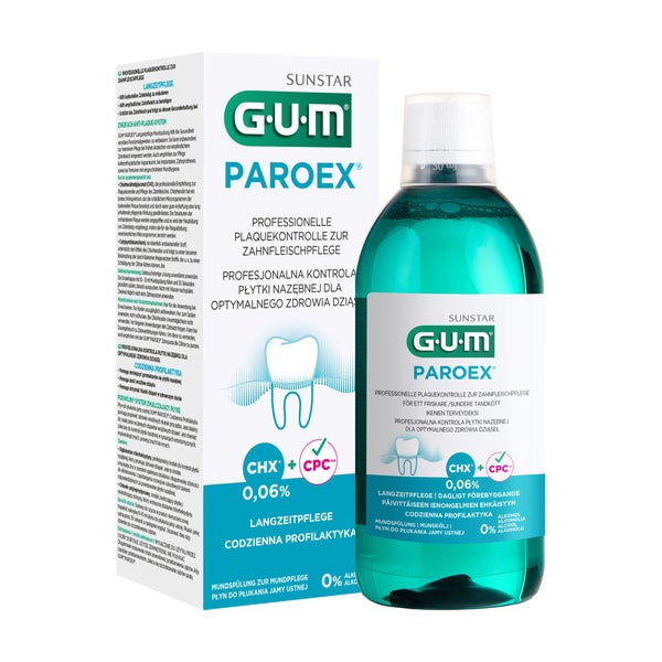 GUM® PAROEX Mundspülung 0,06% 500 ml