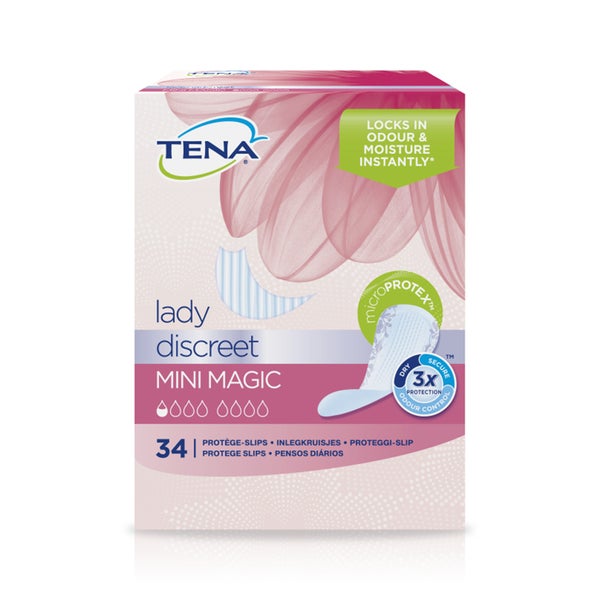 TENA Discreet Mini Magic Inkontinenz Slipeinlagen 34 St