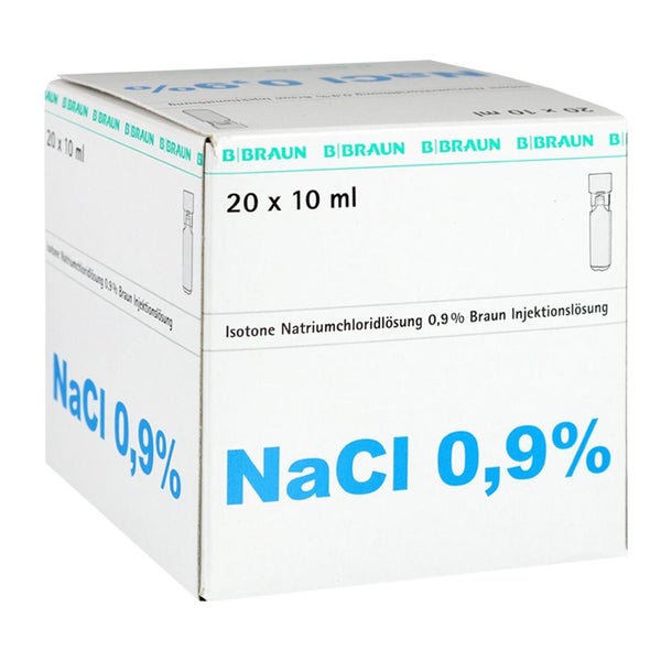Kochsalzlösung 0,9% Miniplasco connect 20X10 ml