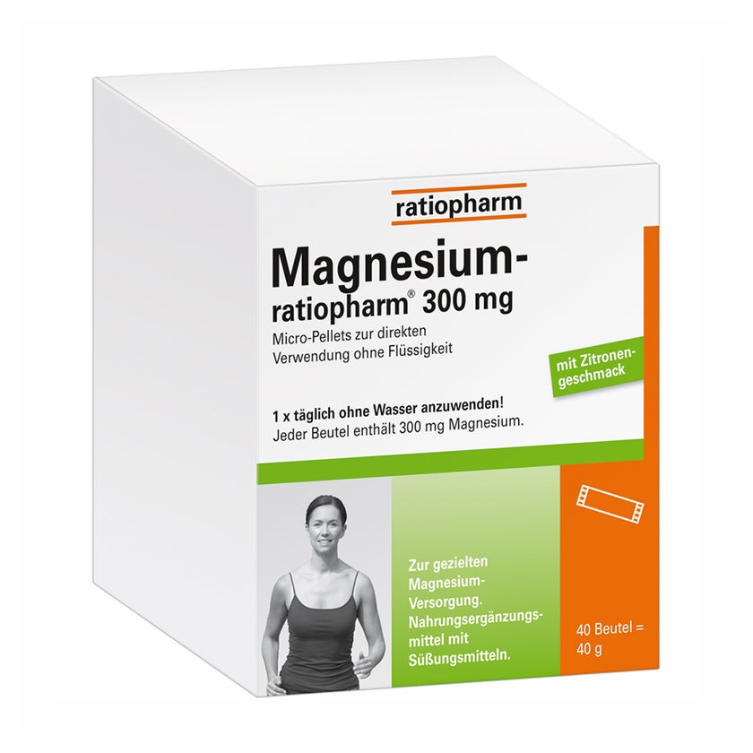 Magnesium ratiopharm 300 mg 40 St