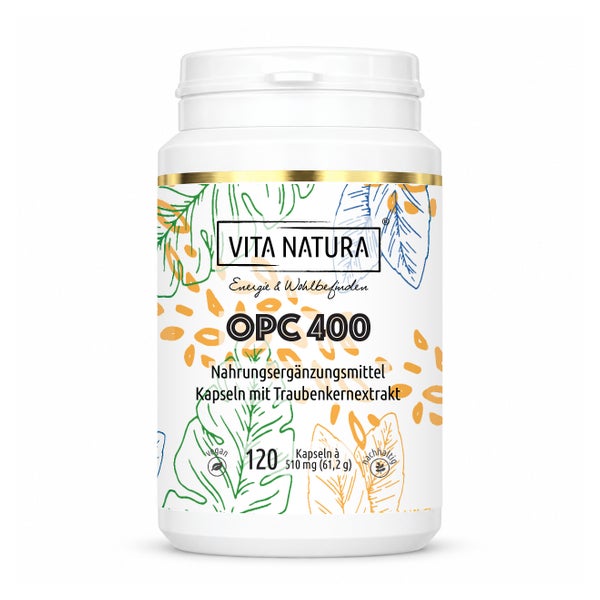 OPC Traubenkernextrakt 400 mg Vegi- Kaps 120 St
