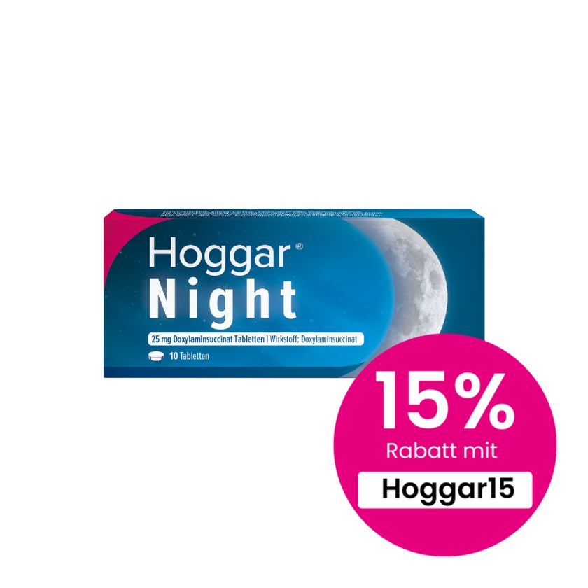 Hoggar Night 25 mg Doxylamin Schlaftabletten 10 St