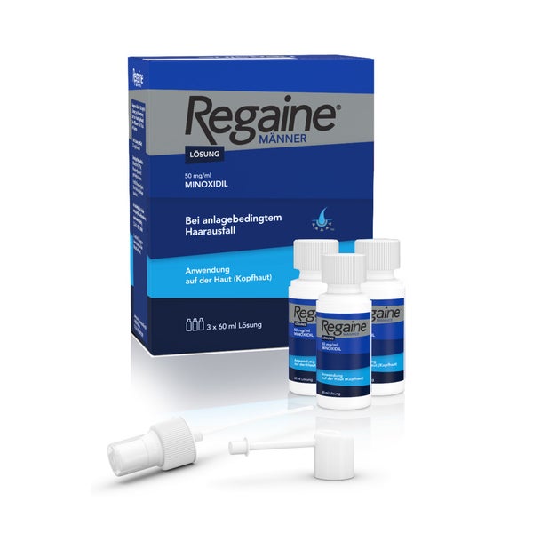 Regaine Männer Lösung mit Minoxidil 3X60 ml