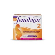 Produktabbildung: FEMIBION 2 SCHWANGERSCHAFT+STILLZEIT ohne Jod, Folsäure 2X60 St