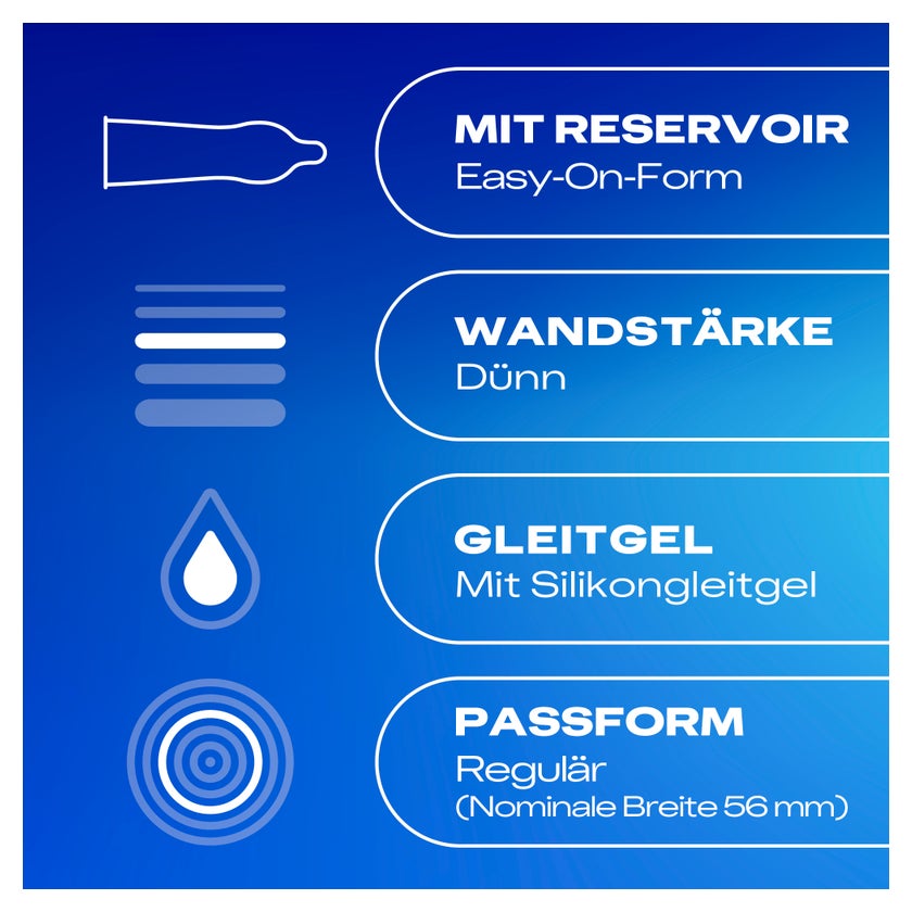 DUREX Gefühlsecht Classic Kondome - hauchzarte Kondome 40 St