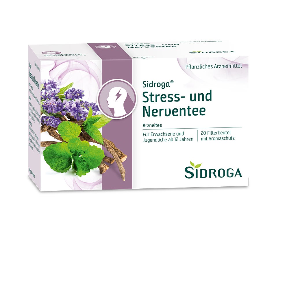 Sidroga Stress- und Nerventee Filterbeut 20X2,0 g
