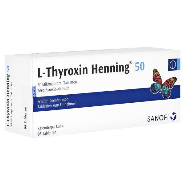 L-THYROXIN 50 Henning Tabletten in Kalenderpackung 98 St