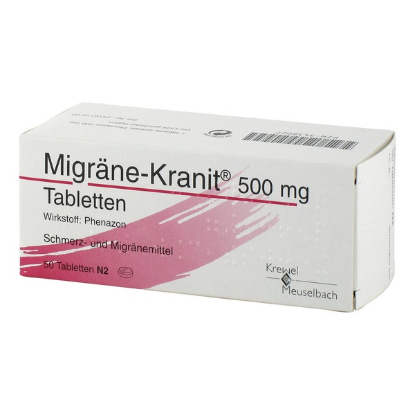 Migräne-Kranit 500 mg 50 St