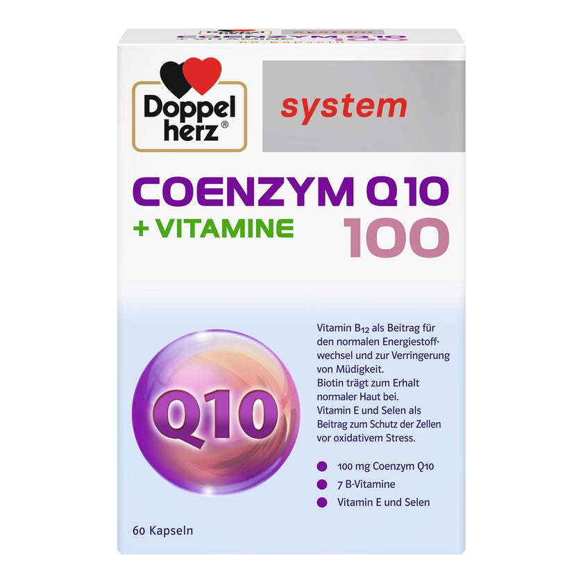 Doppelherz system Coenzym Q10 100 + Vitamine 60 St