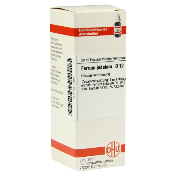 Ferrum Jodatum D 12 Dilution 20 ml
