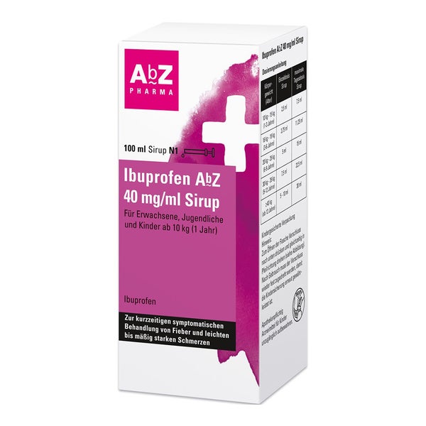 Ibuprofen AbZ 40 mg/ml Sirup 100 ml