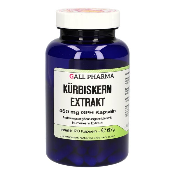 Kürbiskern Extrakt 450 mg GPH Kapseln 120 St