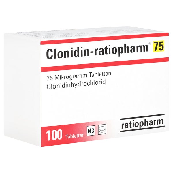 Clonidin-ratiopharm 75 Tabletten 100 St