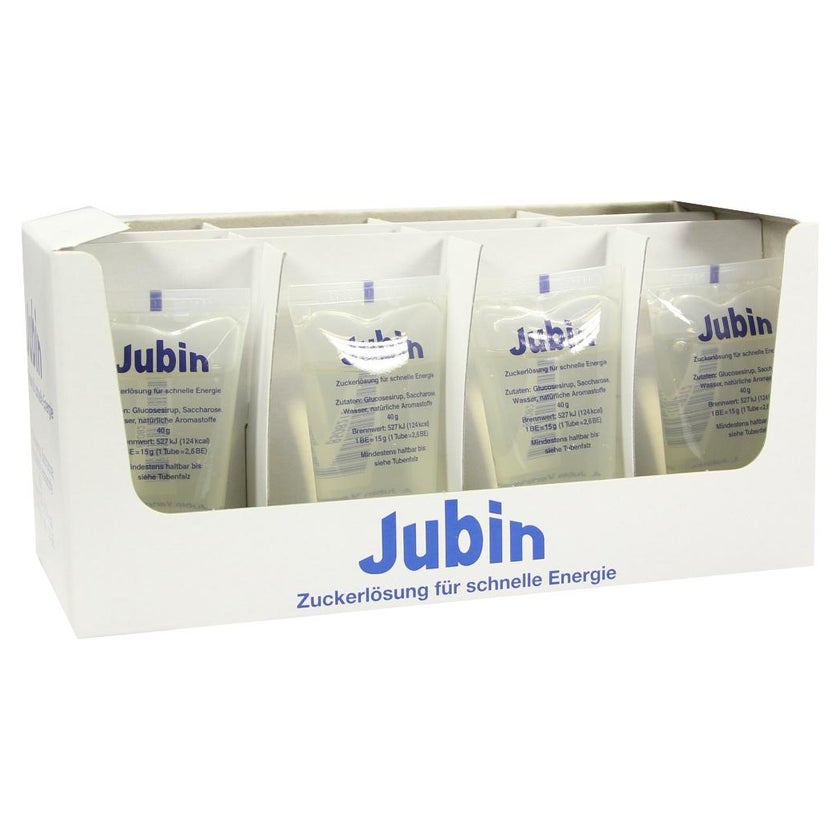 Jubin Zuckerlösung Schnelle Energie Tube 12X40 g