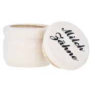 Milchzahndose Holz 2,5 cm 1 St