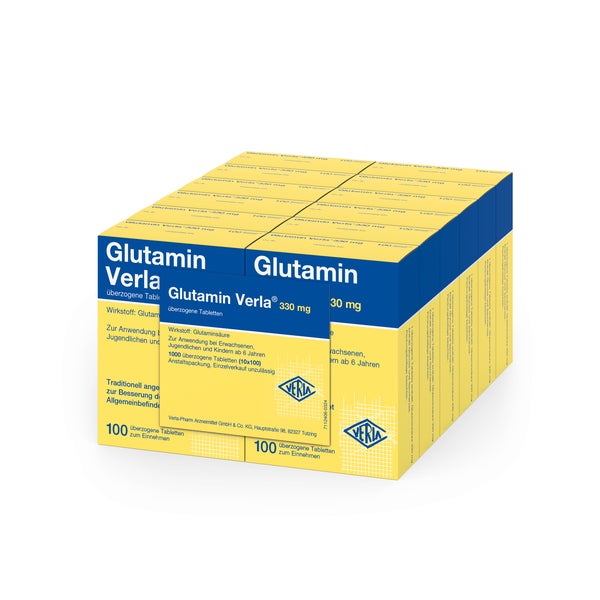 Glutamin Verla Überzogene Tabletten 1000 St