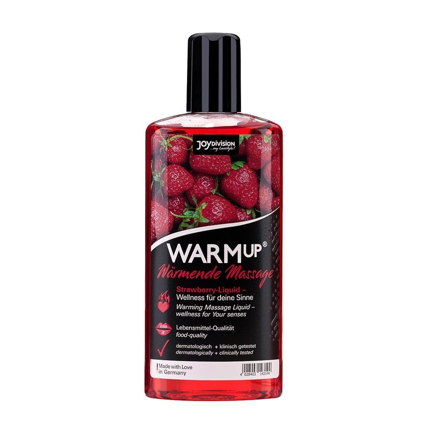 «WARMup Erdbeer» Massageliquid 150ml – wärmender Effekt (0.15 l) 150 ml