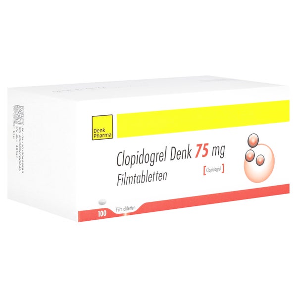 Clopidogrel Denk 75 mg Filmtabletten 100 St