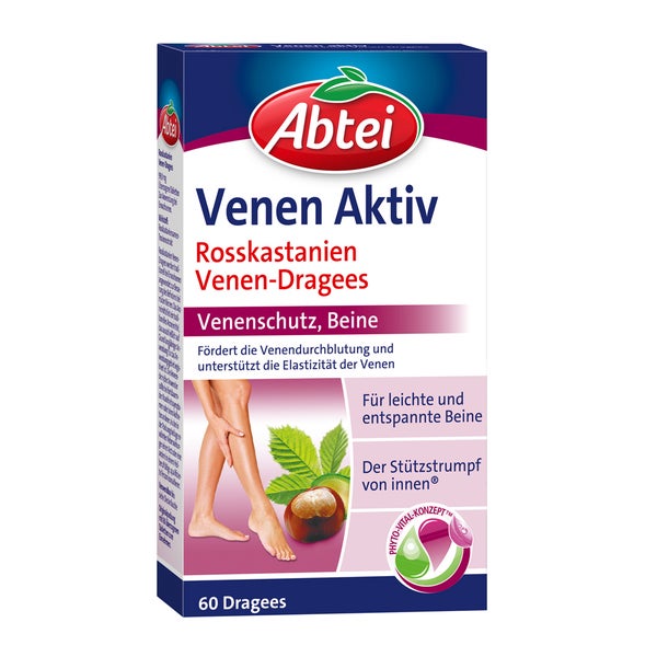 Abtei Venen Aktiv Rosskastanie Venen-Dragees 60 St