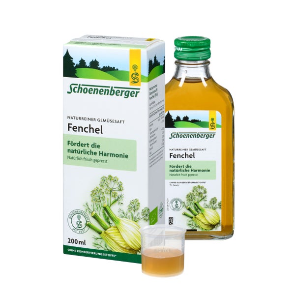 Schoenenberger Naturreiner Gemüsesaft Fenchel 200 ml