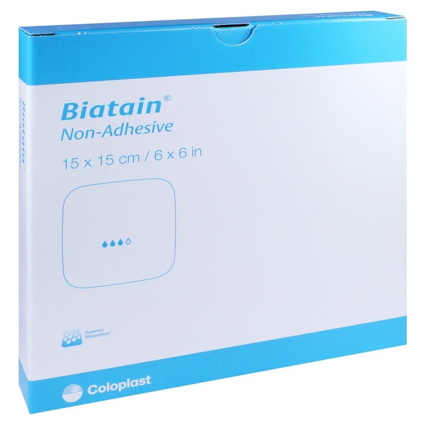 Biatain Schaumverband 15x15 cm nicht haf 5 St