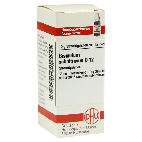 Bismutum Subnitricum D 12 Globuli 10 g