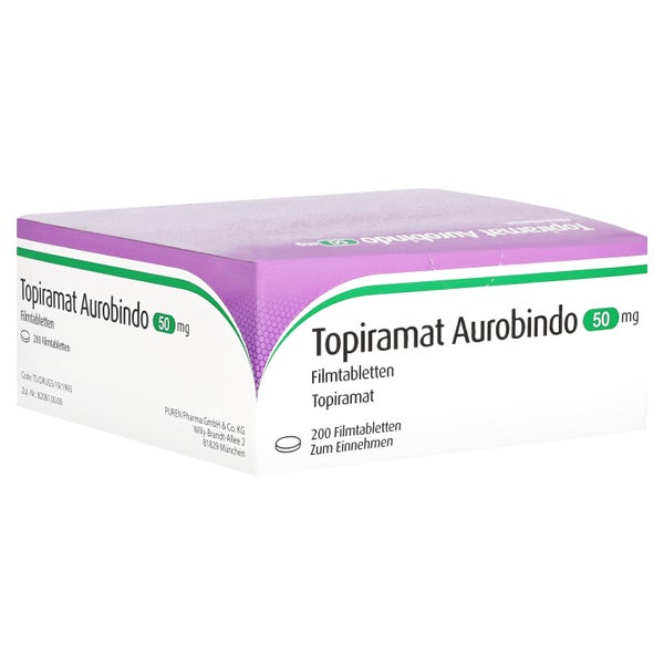Topiramat Aurobindo 50 mg Filmtabletten 200 St
