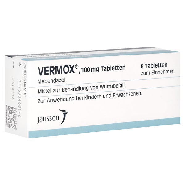 Vermox 100 mg Tabletten 6 St