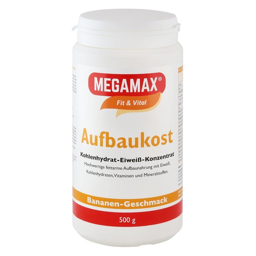 MEGAMAX® Aufbaukost Banane 500 g