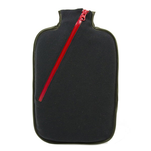 Öko-Wärmflasche 2,0 l mit Softshell-Bezug schwarz 1 St