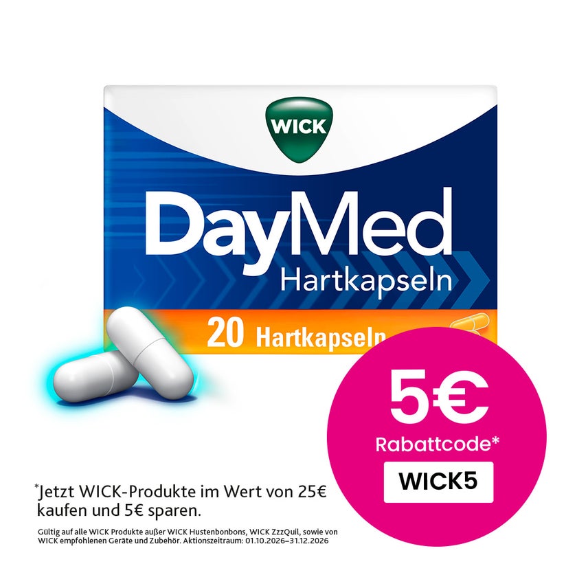 WICK DayMed Hartkapseln für den Tag 20 St
